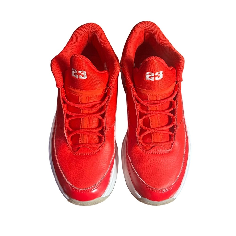 Nike Jordan Max Aura 3 Red White Youth Kids Basketball Shoes Sneakers Size 6.5 - Picture 3 of 12